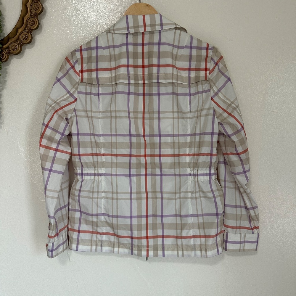 Vintage DAKS Plaid Lightweight Zip-up Golf Jacket, Windbreaker - Picture 2 of 7